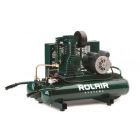 Rolair 9 Gallon Twin Tank with Dual Controls